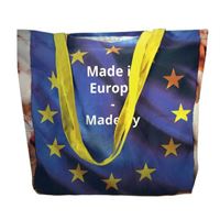 SHOPPER COTONE CON STAMPA A TUTTA SUPERFICIE